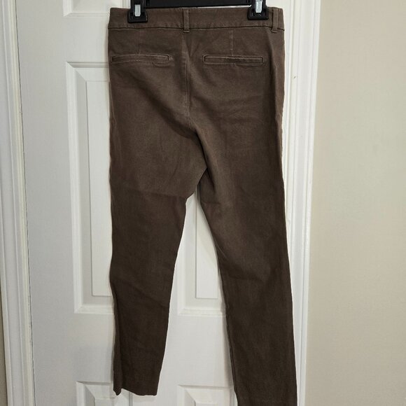 Old Navy_Brown_High Rise Pixie Skinny_Secret Smooth Pockets_Size 6 - Picture 3 of 3